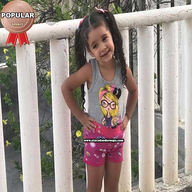 Short Infantil em Cotton