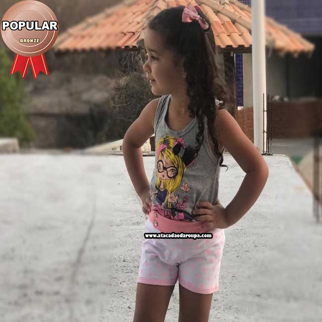 Short Infantil em Cotton