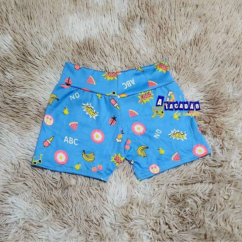 Short Infantil Popular Estampado