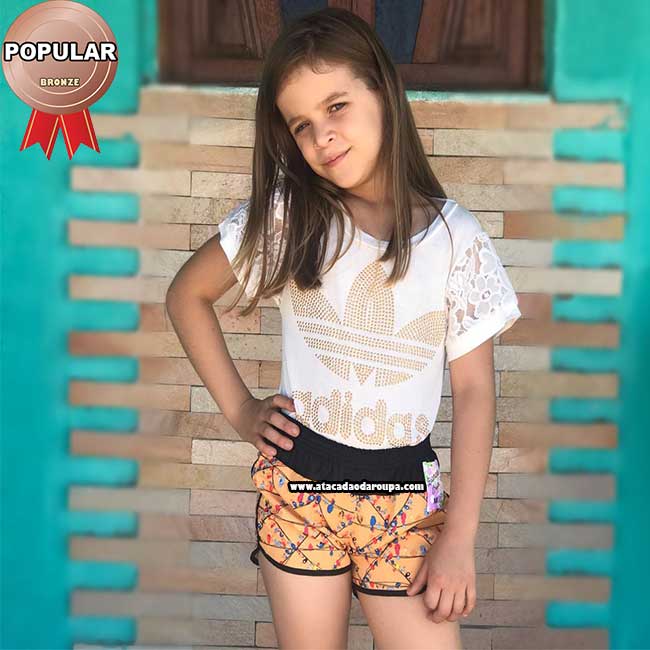Short Surf Infantil Feminino
