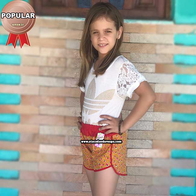 Short Surf Infantil Feminino