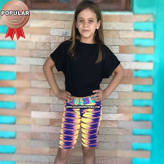 Shortinho Capry Infantil 2 a 4 Anos