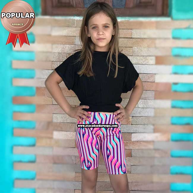 Shortinho Capry Infantil 2 a 4 Anos