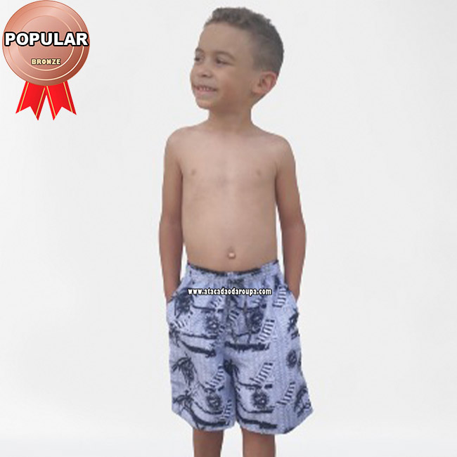 Shorts Infantil Mauricinho com Bolso