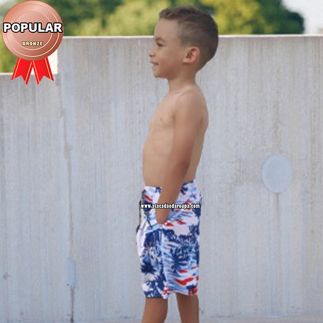 Shorts Infantil Mauricinho com Bolso