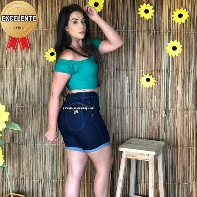 Bermudas Jeans Pedal Feminina