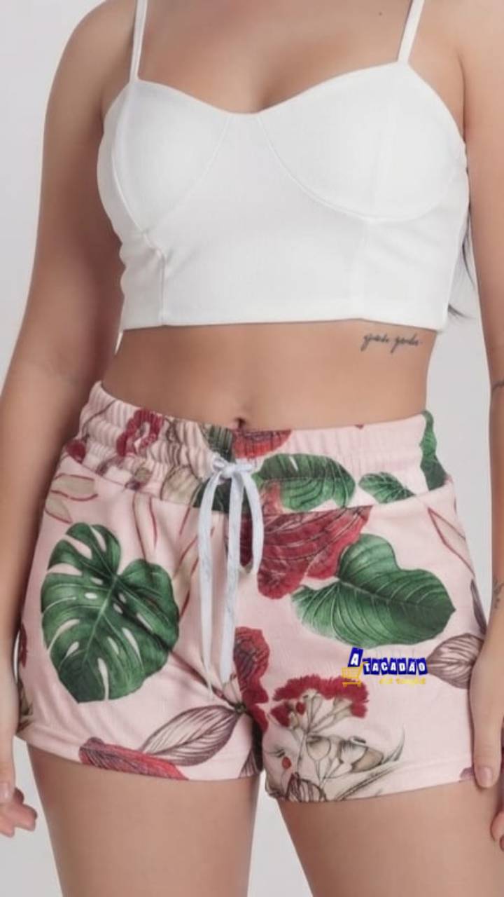 Short Feminino Crepe