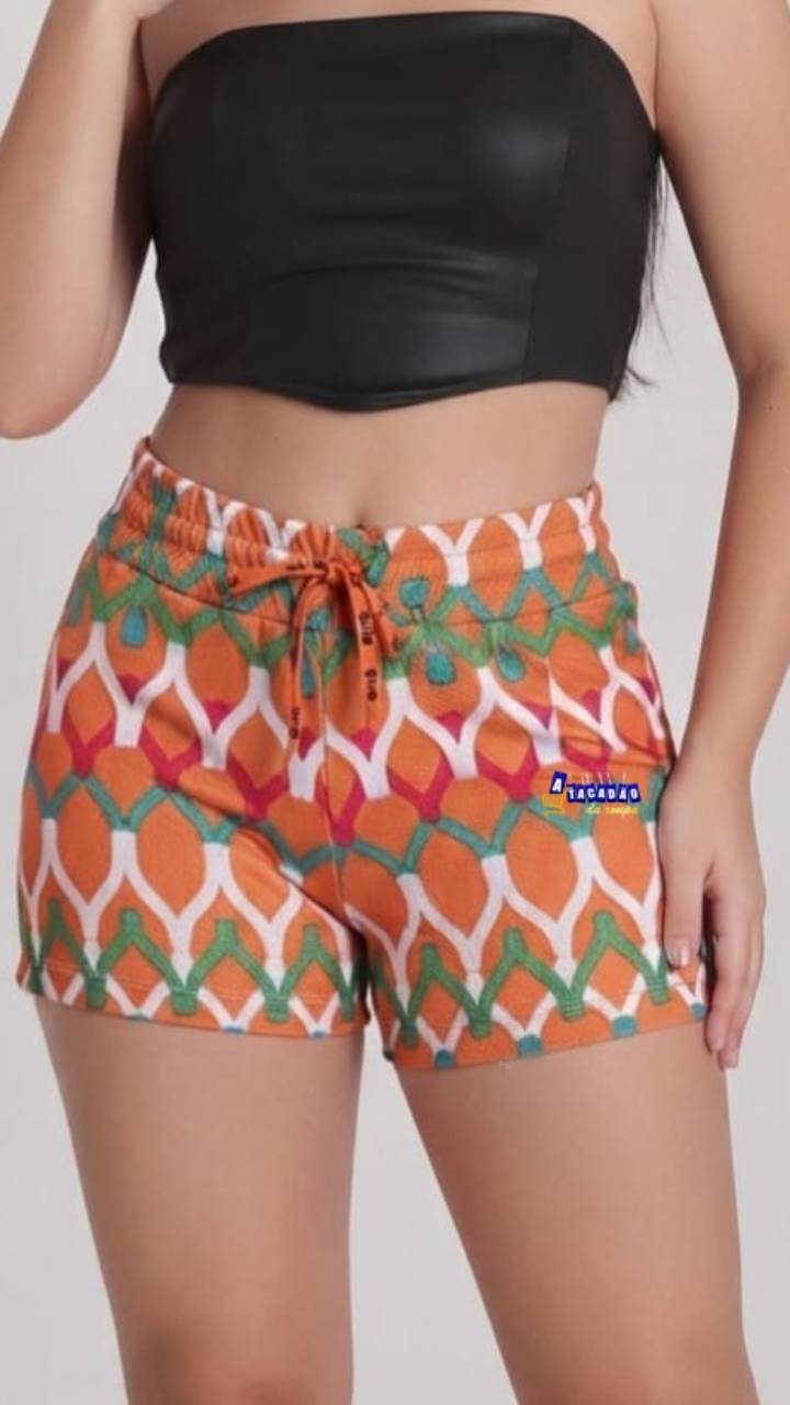 Short Feminino Crepe