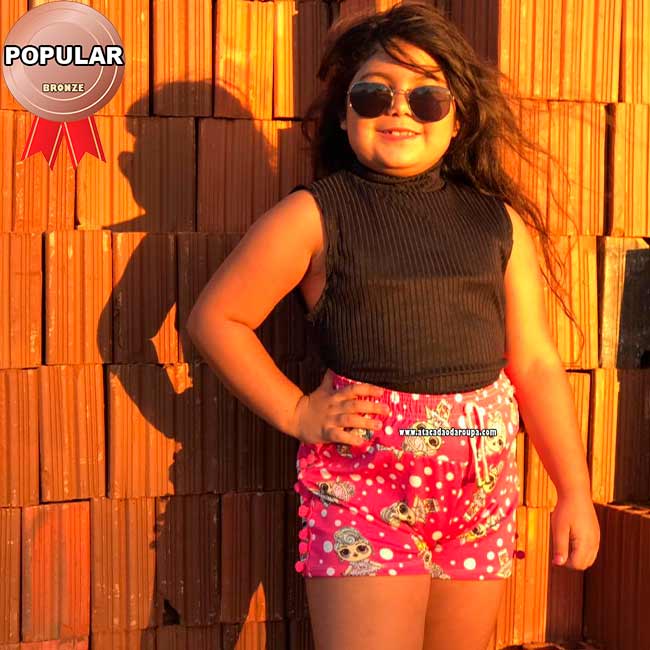 Short Pompom Juvenil