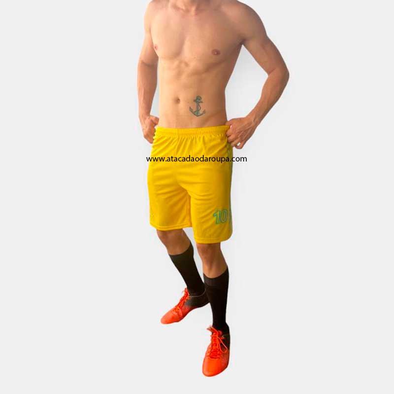 Calção Futebol Masculino Adulto