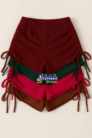 Short Feminino Franzido