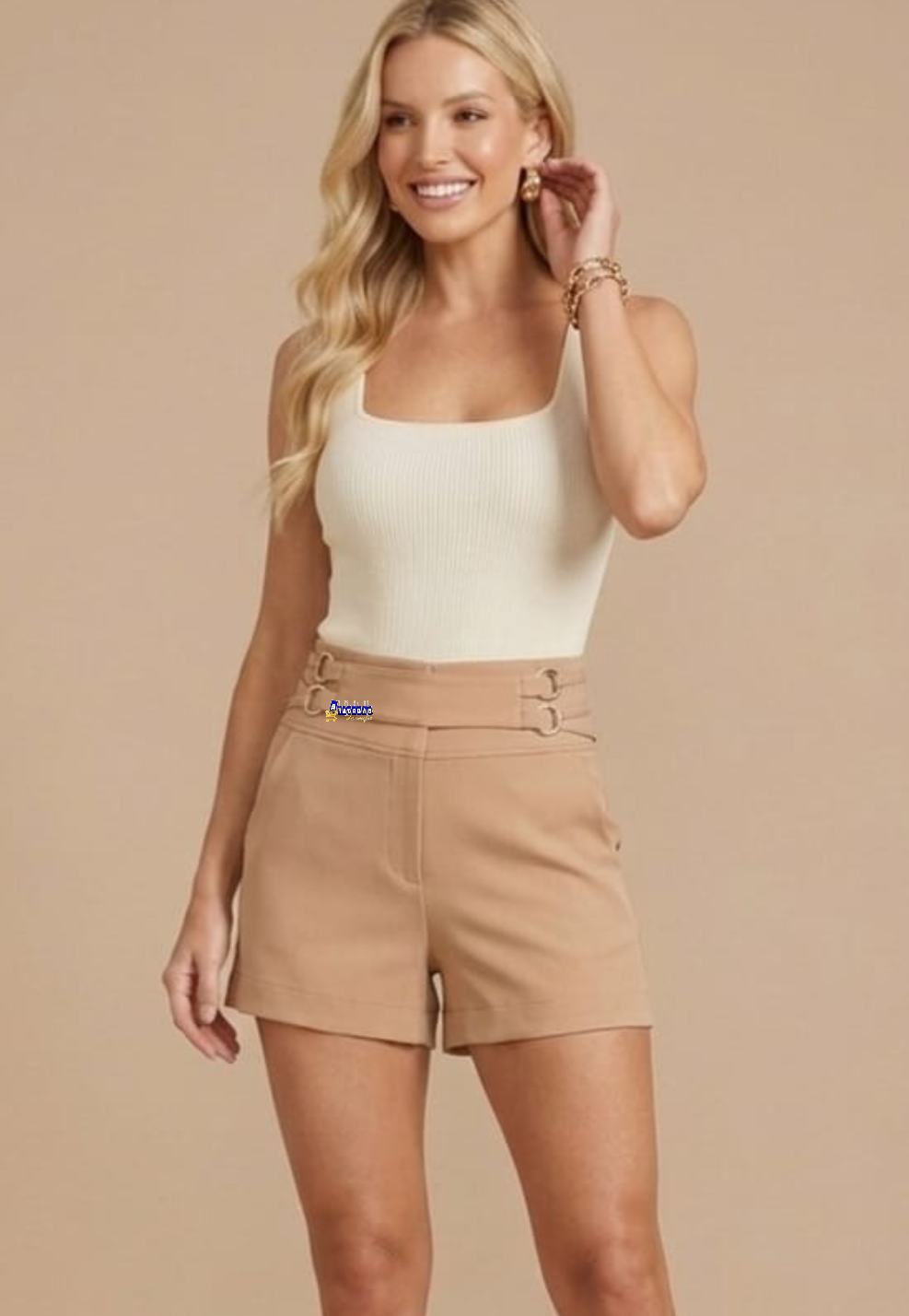Shorts Feminino Alfaiataria Premium
