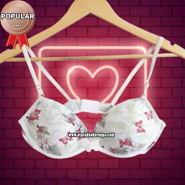 Sutiã Estampado e Liso