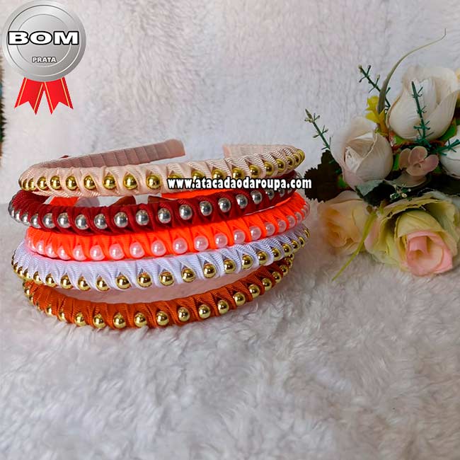 Tiaras com Cordão de Pérolas