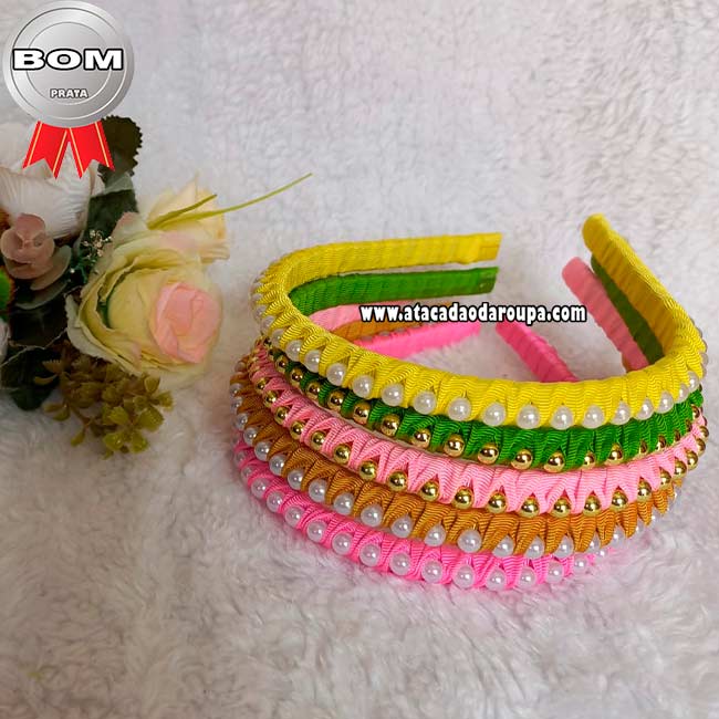 Tiaras com Cordão de Pérolas