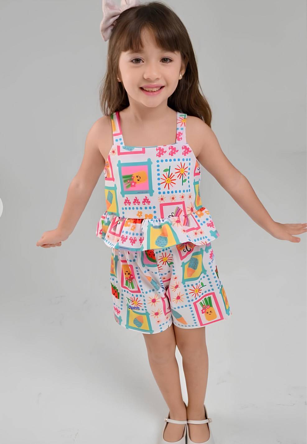 Conjunto Infantil Laura Estampado