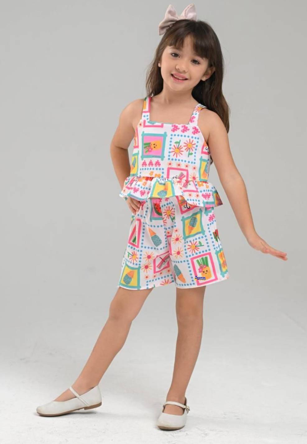 Conjunto Infantil Laura Estampado