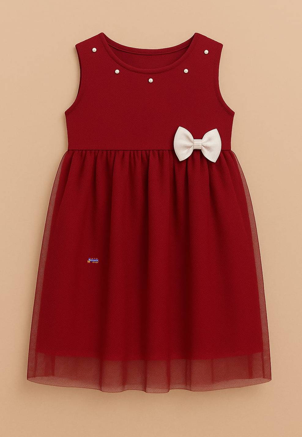 Vestido Bebê Regata Em Tule