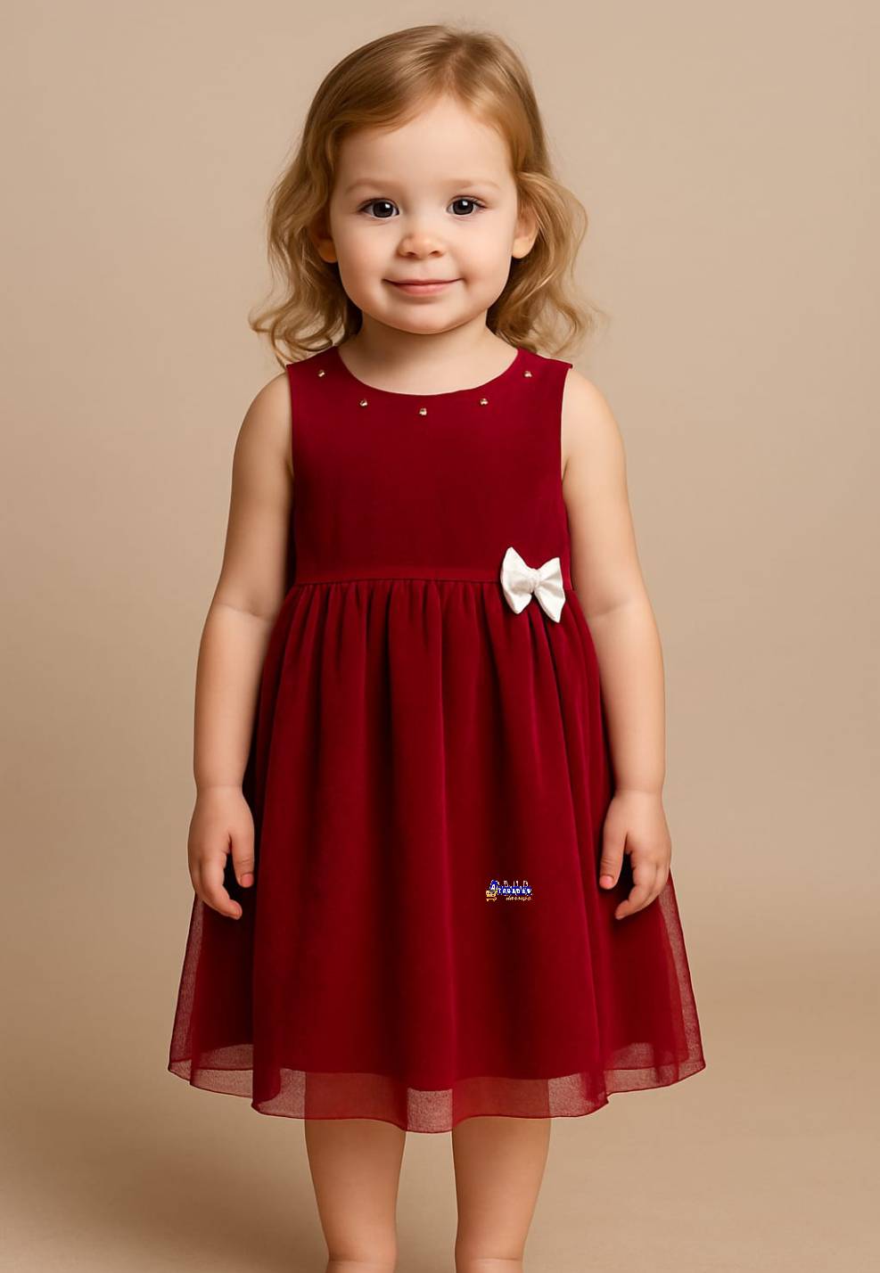 Vestido Bebê Regata Em Tule