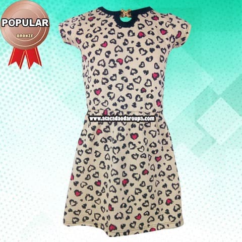 Vestido Infantil Fio Torcido