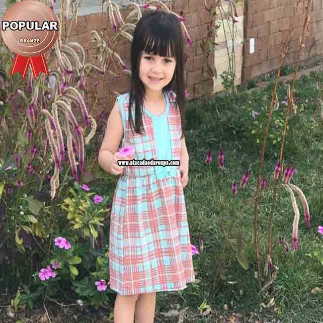 Vestido Infantil Fio Torcido