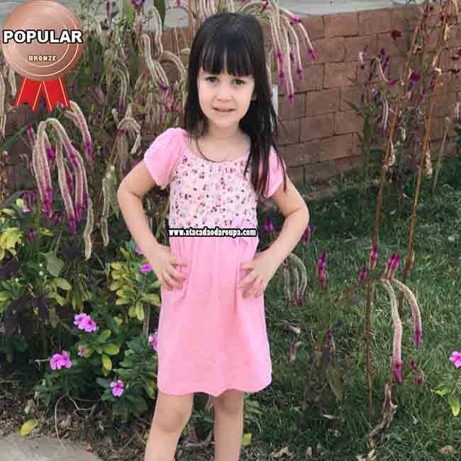 Vestido Infantil Fio Torcido