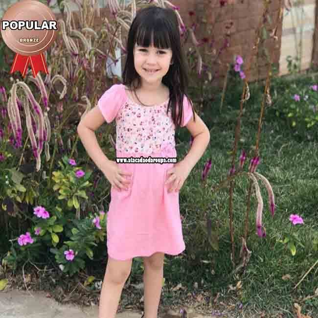 Vestido Infantil Fio Torcido