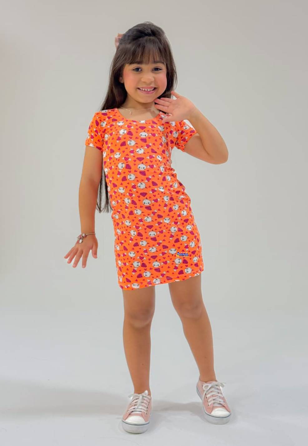 Vestido Infantil Estampado Beatriz