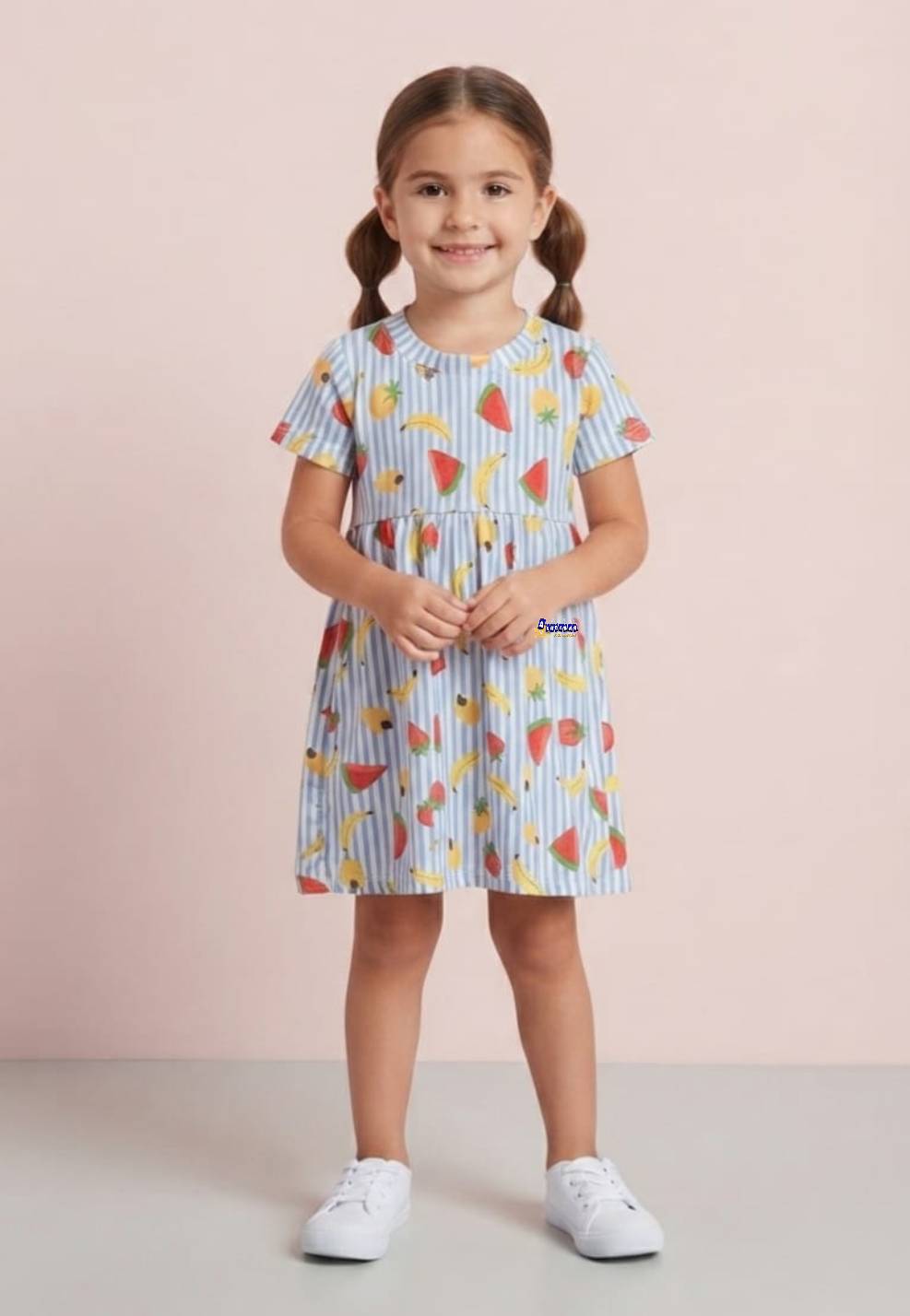 Vestido Infantil Estampado Eliza