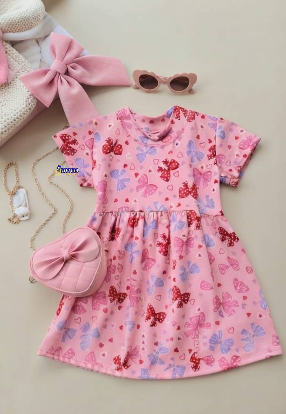 Vestido Infantil Estampado Eliza Vestido Infantil Estampado Eliza