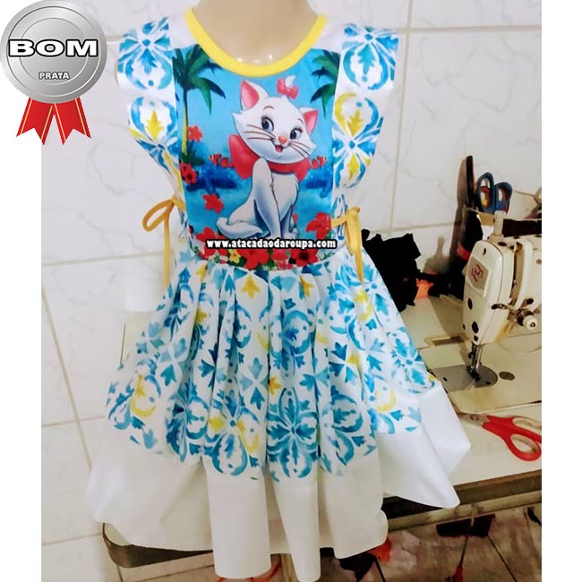Vestido Infantil Personagens