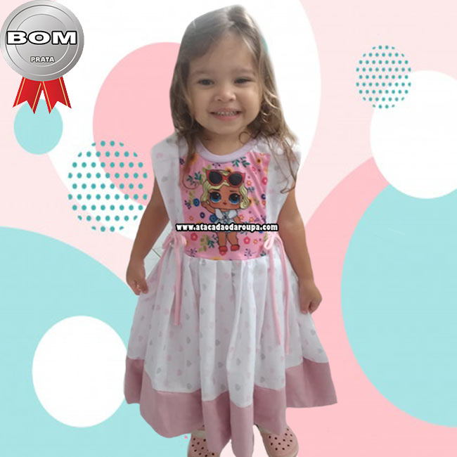 Vestido Infantil Personagens