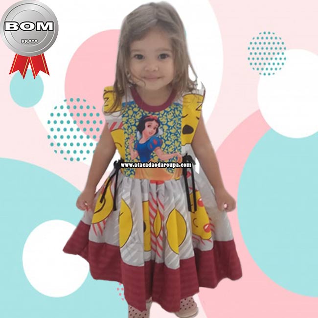 Vestido Infantil Personagens