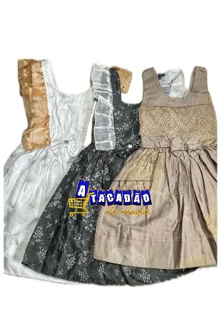 Vestido para bebê rodado