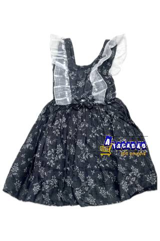 Vestido para bebê rodado