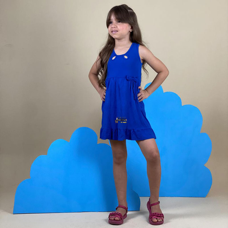 Vestidos Infantil Fio Torcido