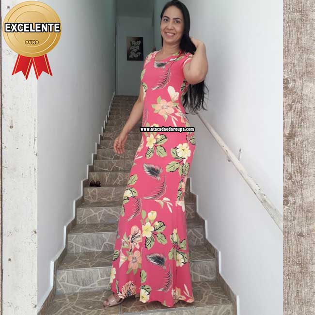 Vestidos Longo Sereia com Babado