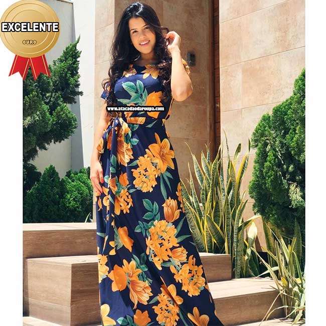 Vestido Longo Godê M/G/GG
