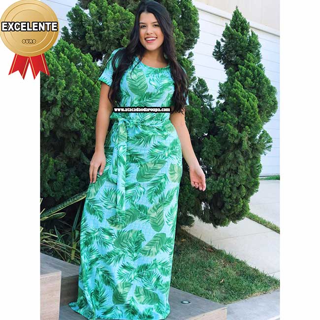 Vestido Longo Godê M/G/GG
