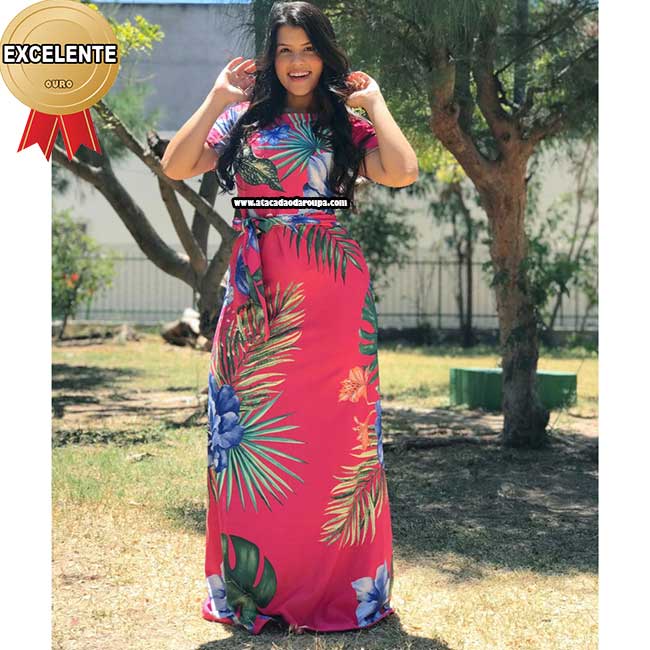 Vestido Longo Godê M/G/GG