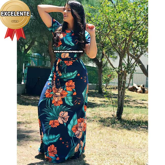 Vestido Longo Godê M/G/GG
