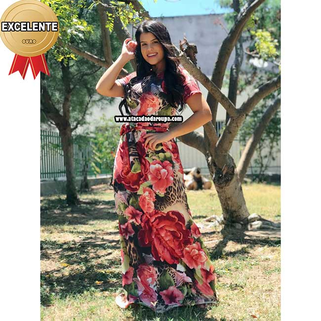 Vestido Longo Godê M/G/GG