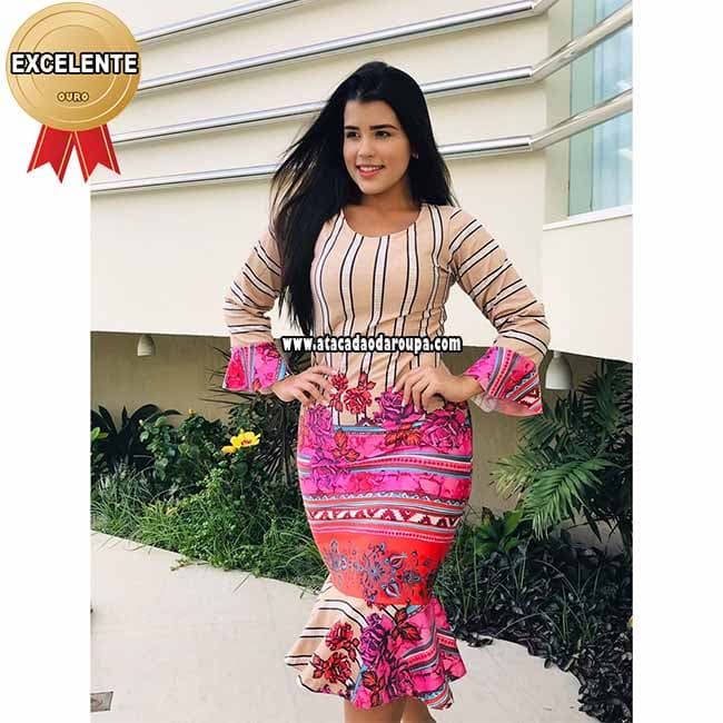 Vestido Midi Manga Longa M/G