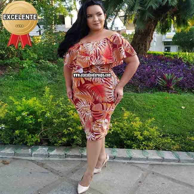 Vestido Plus Size GG Moda Evangélica GG