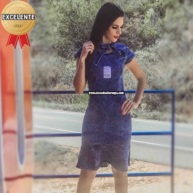 Vestido Jeans Evangélico.