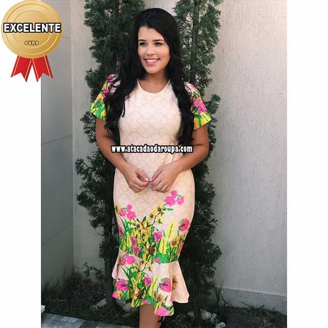 Vestidos Midi Vários Modelos Moda Evangélica.