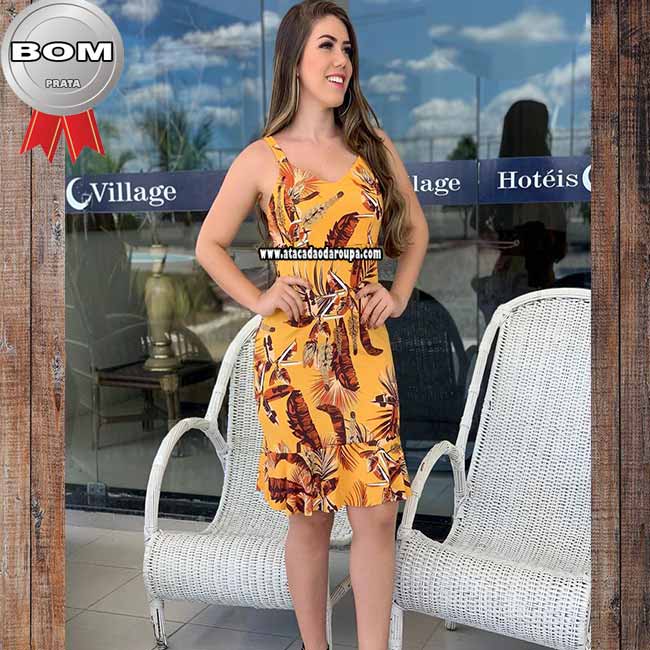 Vestidos Estampados Curtos Suplex Fit M