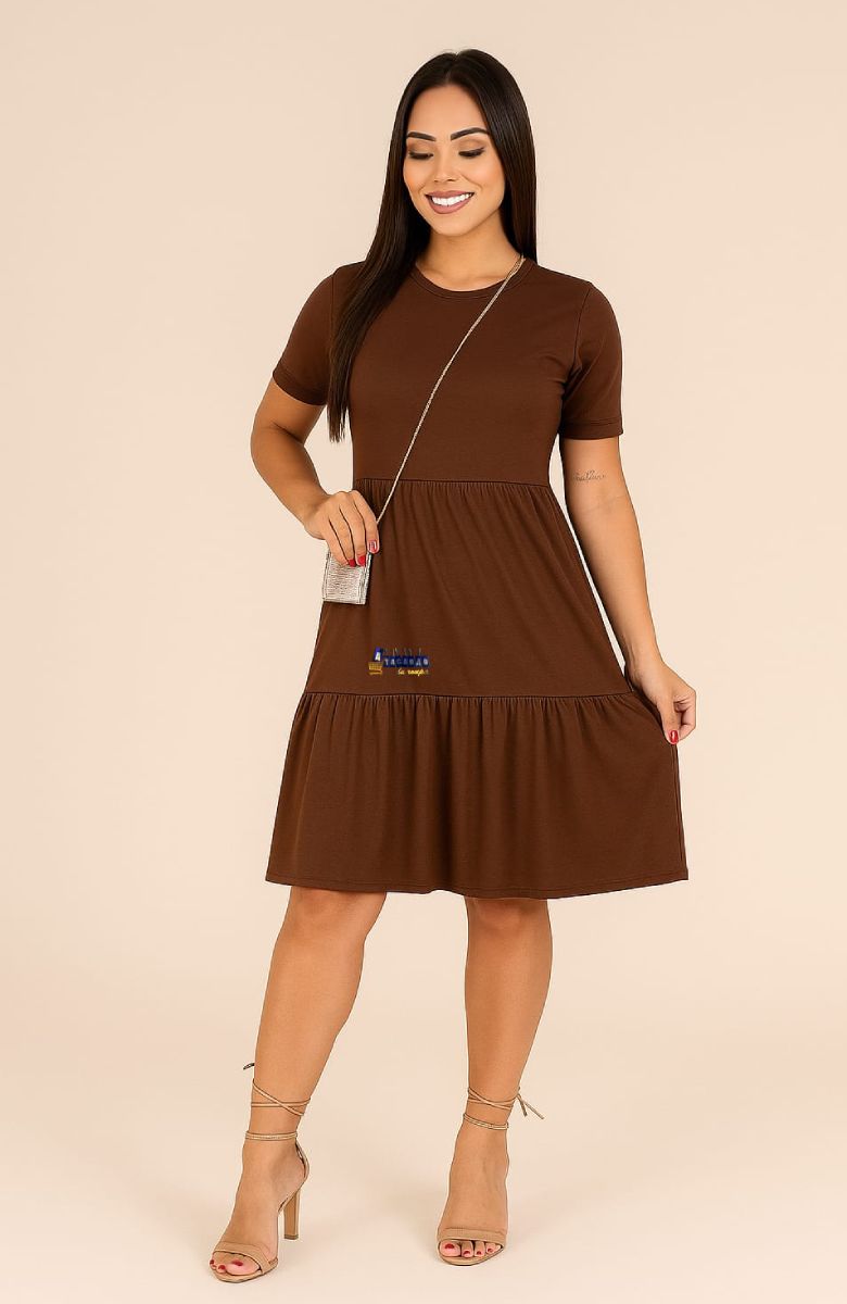Vestido Feminino Marias Dois Babados