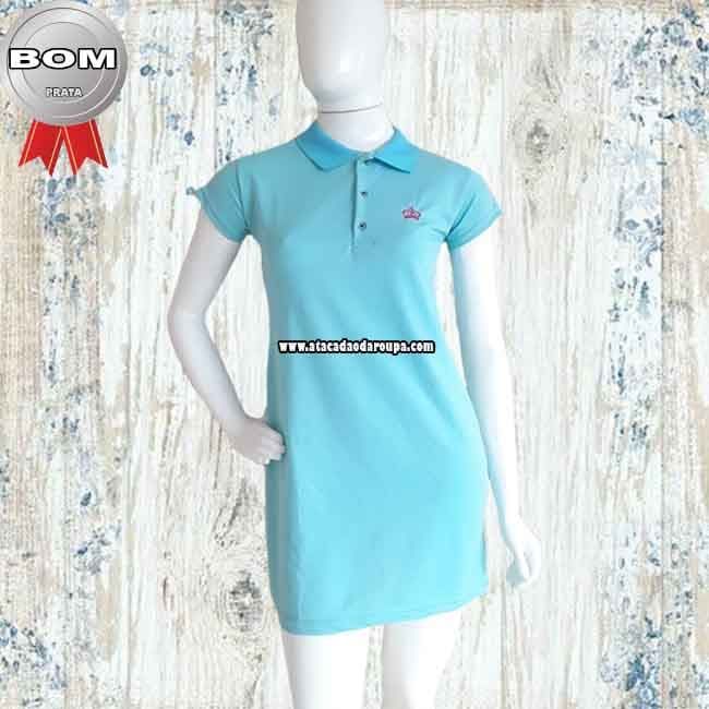 Vestido Gola Polo