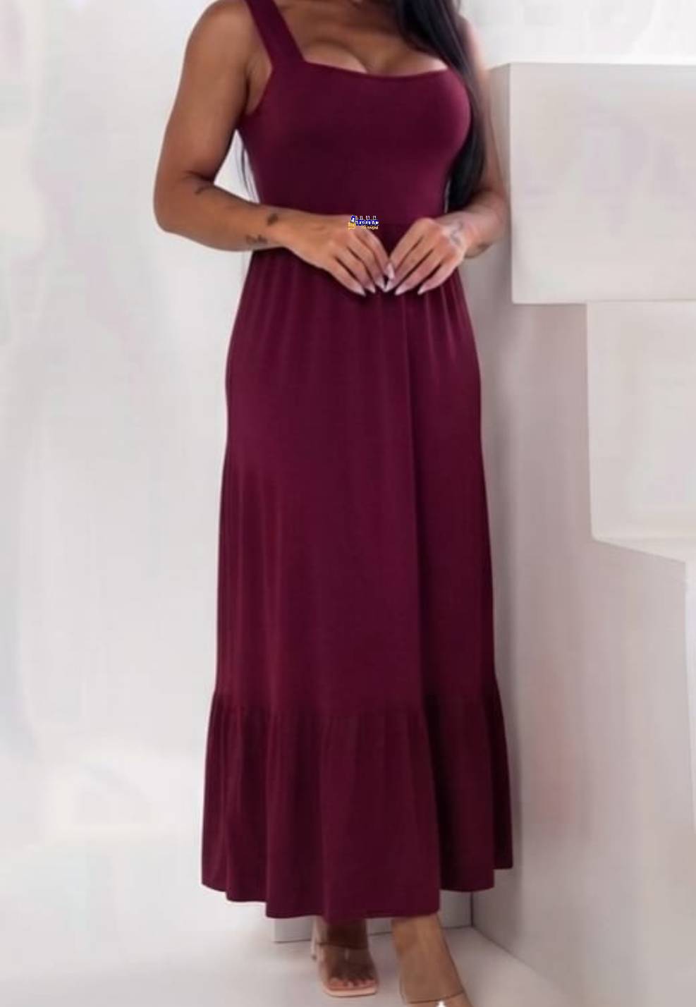 Vestido Longo Alça Analu